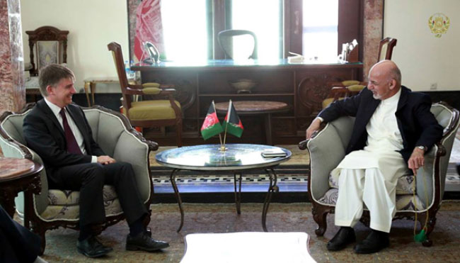 Britain Special Envoy Calls on President Ghani, Assures Future Cooperation